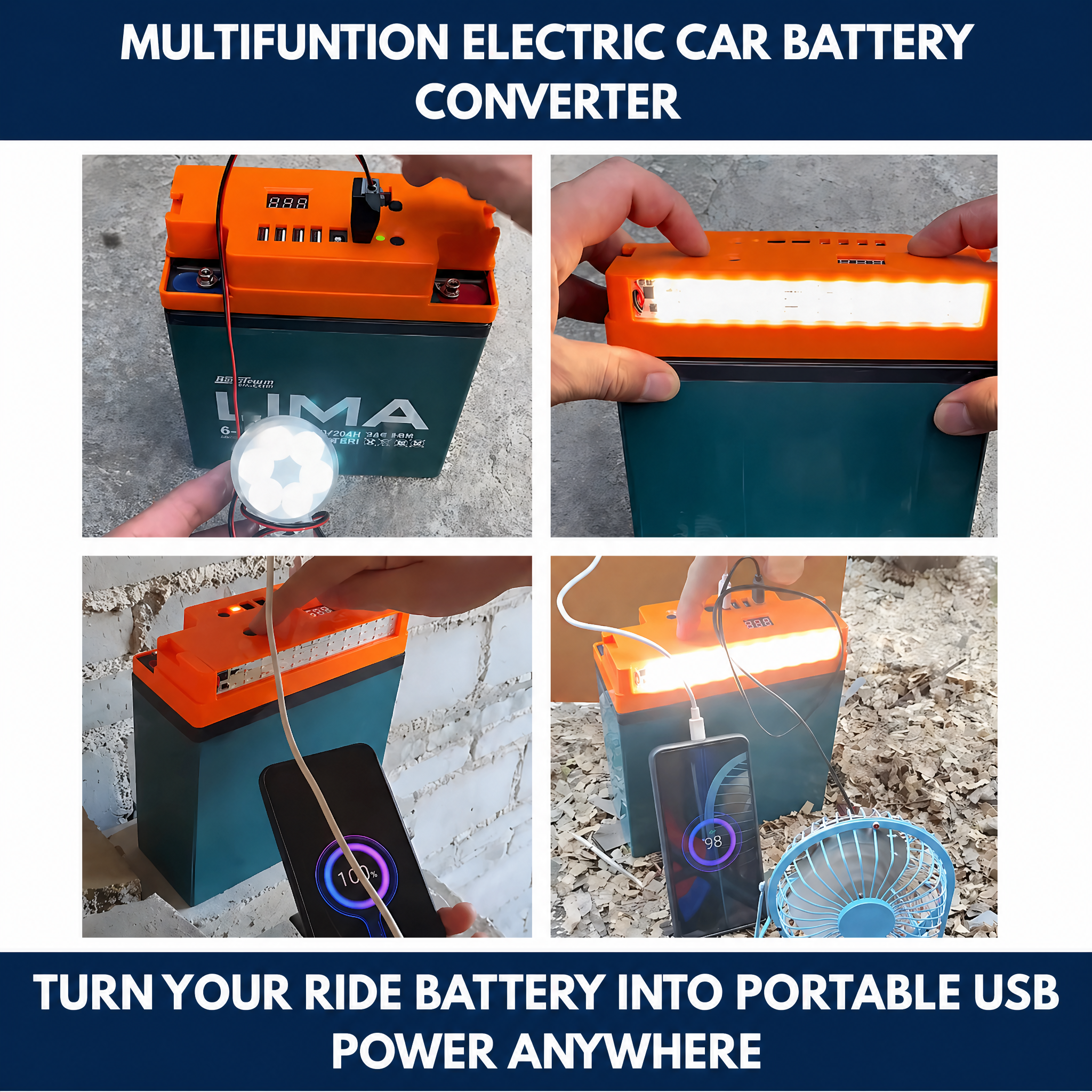 Multifuntion Electric Car Battery Converter
