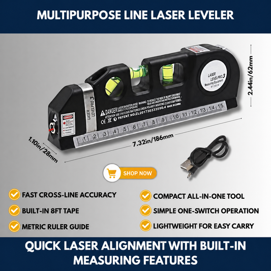 Multipurpose Line Laser Leveler