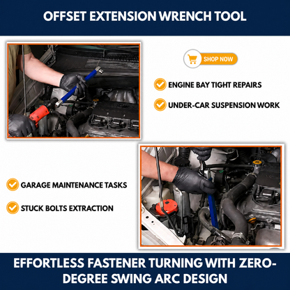 Offset Extension Wrench Tool