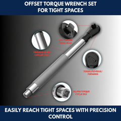 Offset Torque Wrench Set For Tight Spaces view 5
