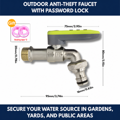 Outdoor Combination Lock Faucet view 5