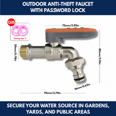 Outdoor Combination Lock Faucet view 7