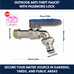 Outdoor Combination Lock Faucet view 8