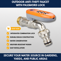 Outdoor Combination Lock Faucet view 2