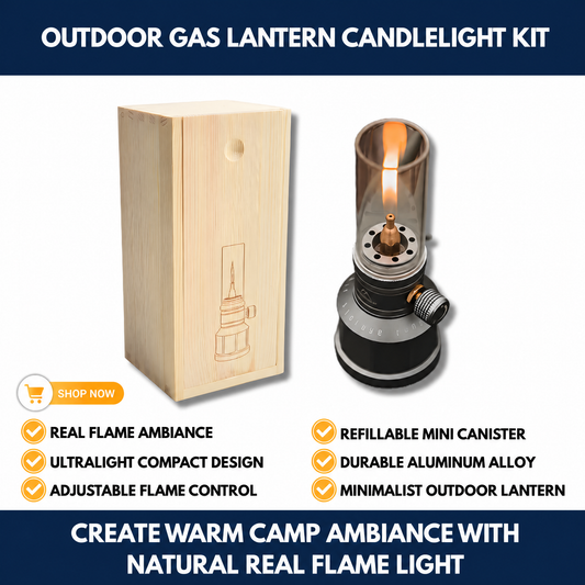 Outdoor Gas Lantern Candlelight Kit
