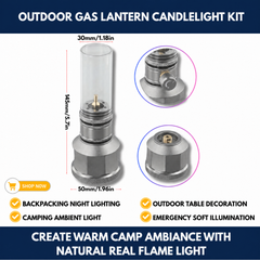 Outdoor Gas Lantern Candlelight Kit view 3