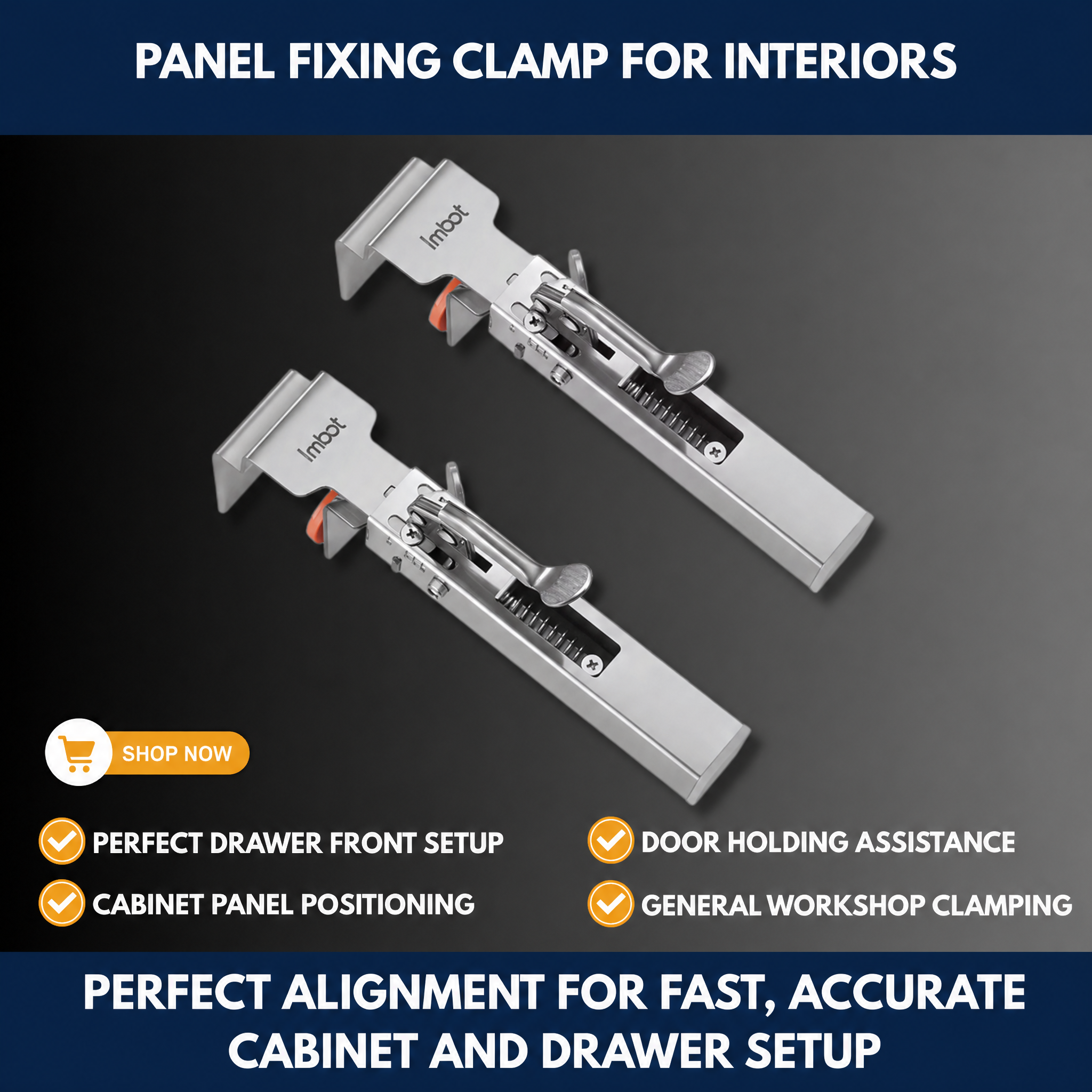 Panel Fixing Clamp For Interiors
