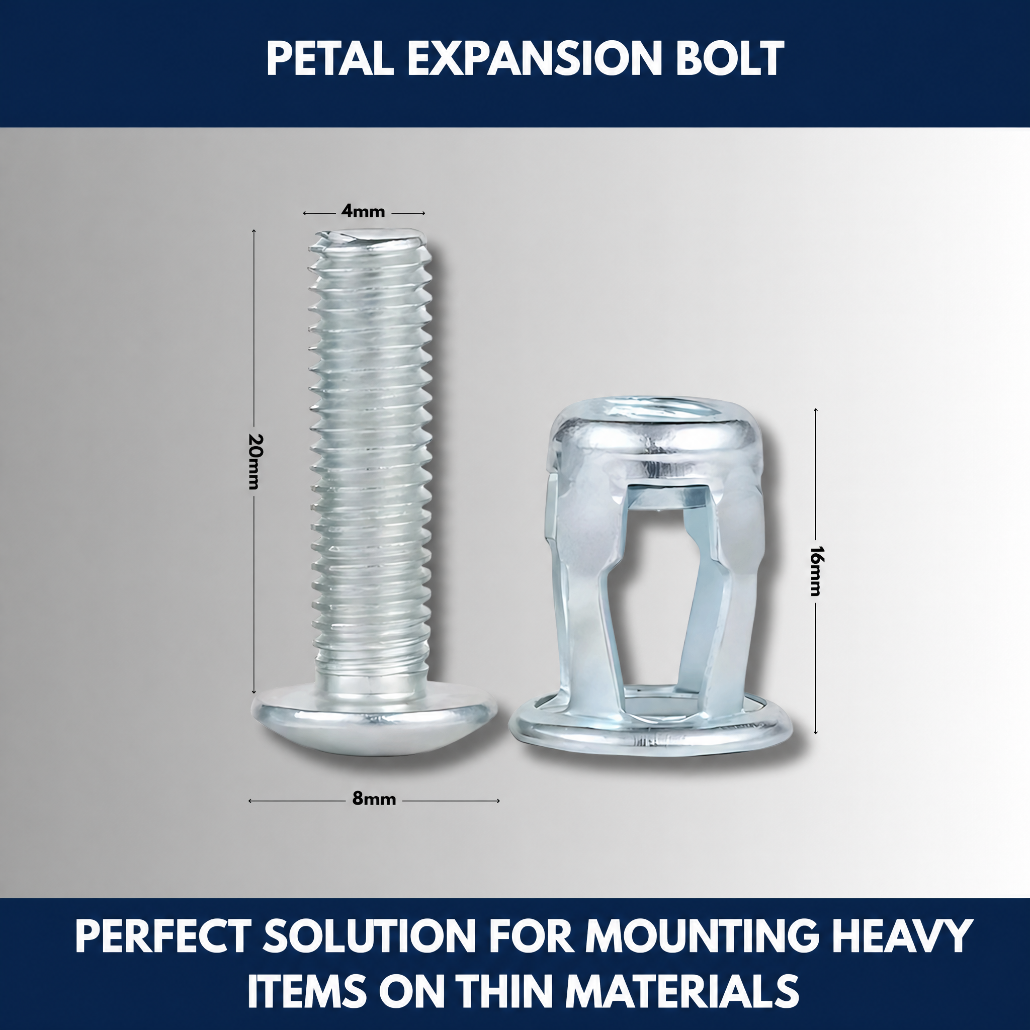 Petal Expansion Bolt
