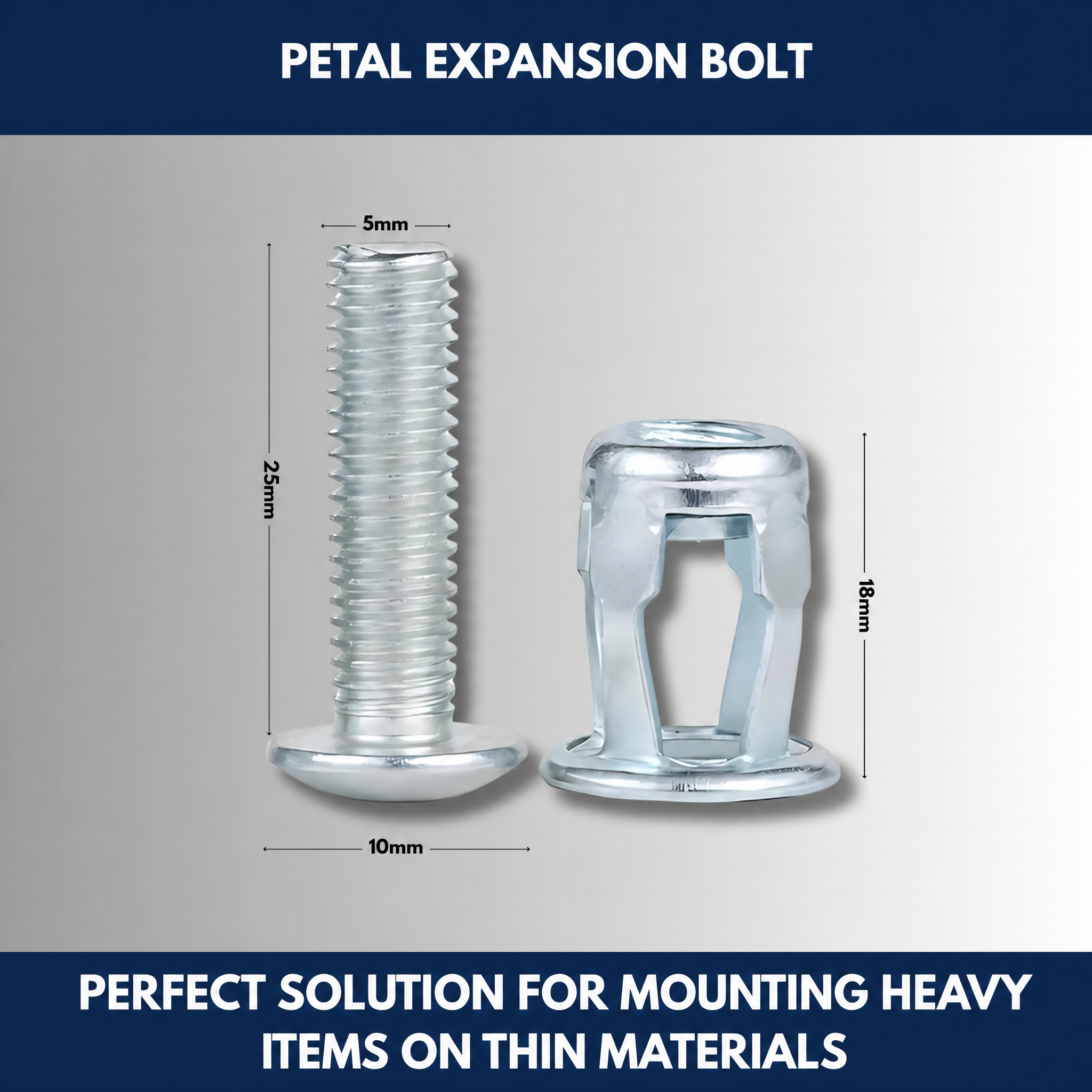 Petal Expansion Bolt