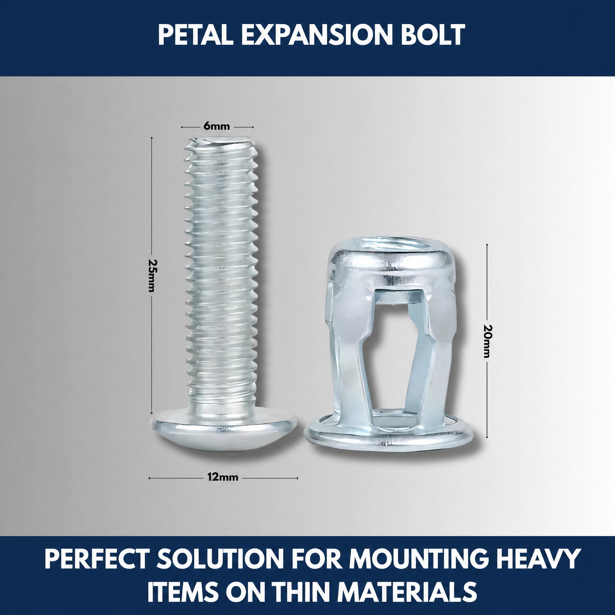 Petal Expansion Bolt