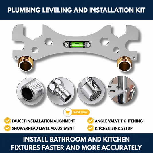 Plumber's Adjustable Leveling And Installation Kit