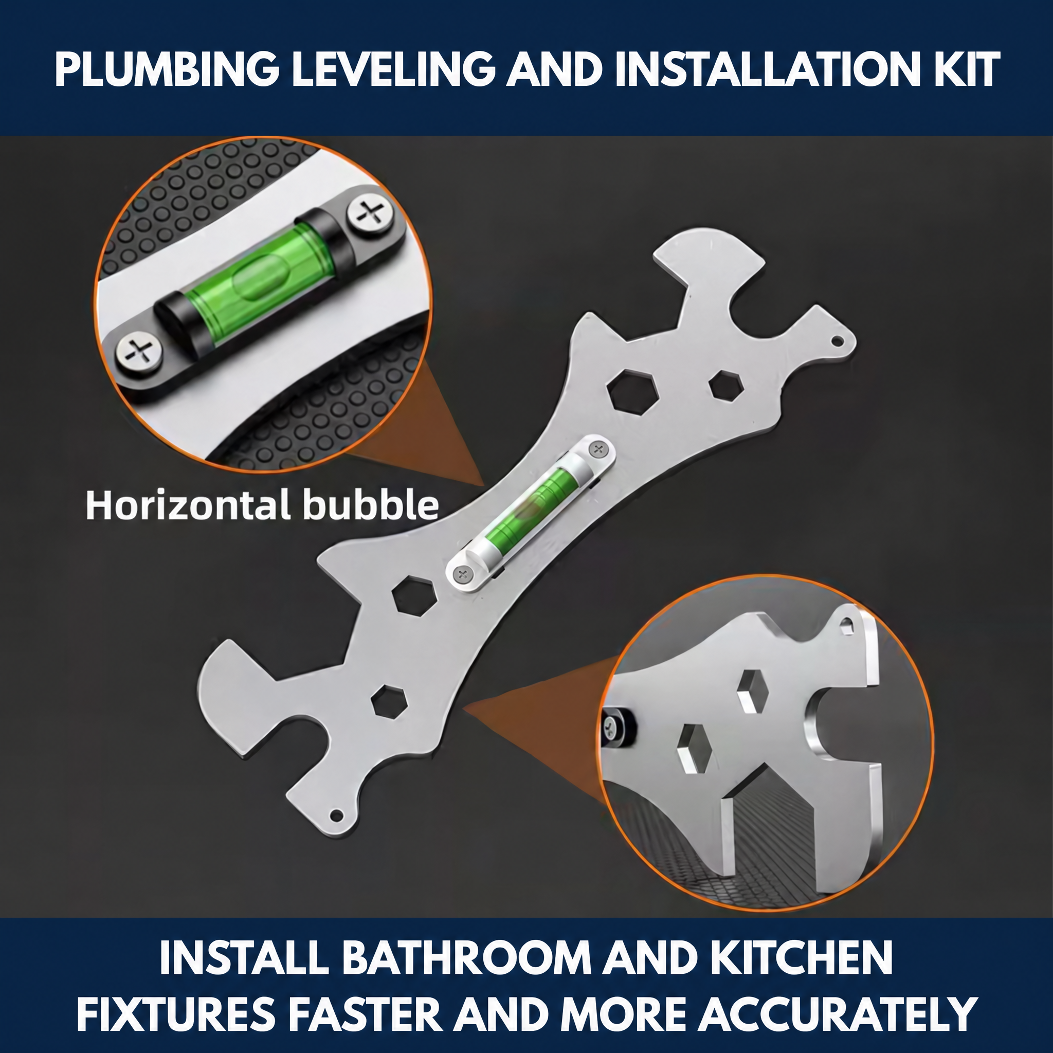 Plumber's Adjustable Leveling And Installation Kit