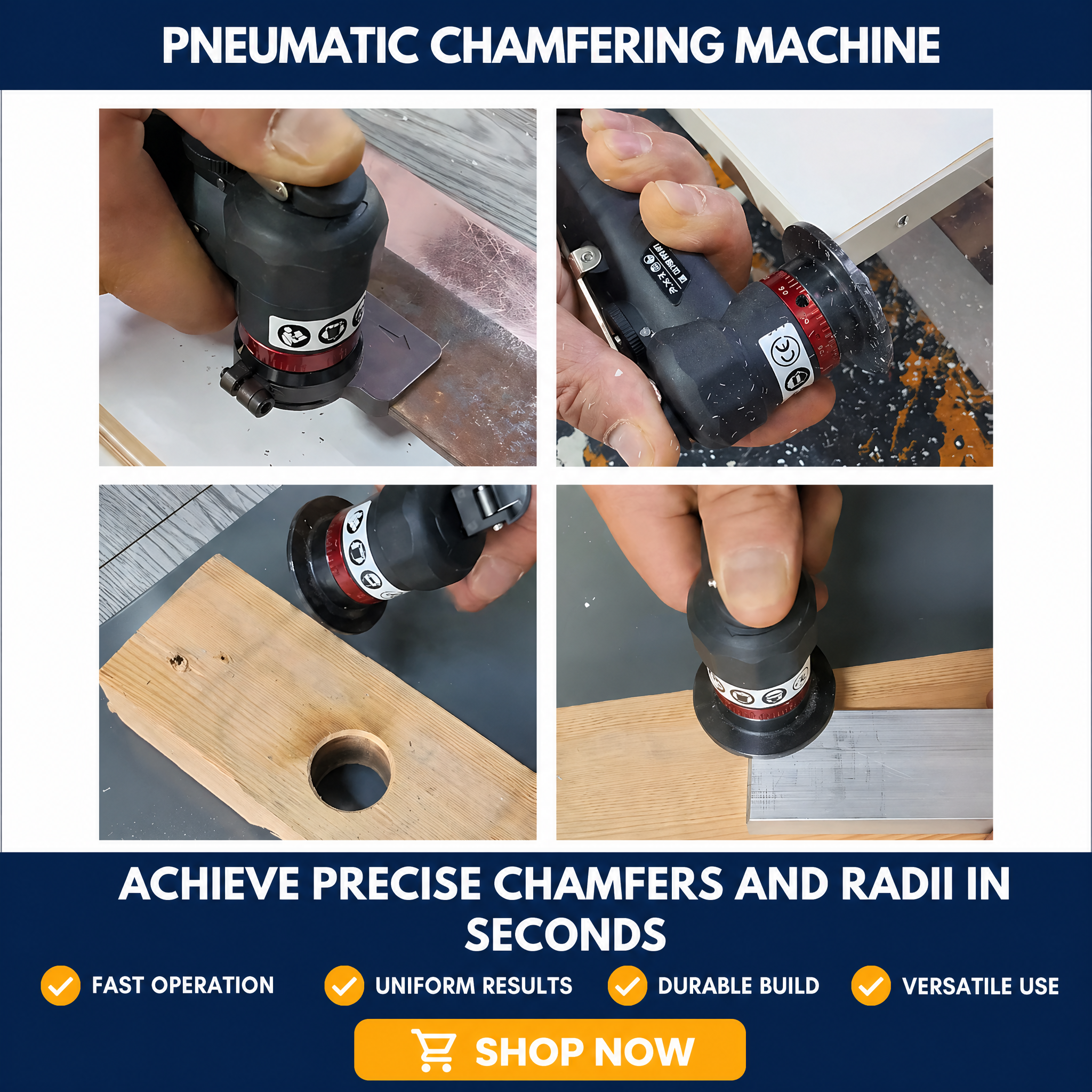 Pneumatic Chamfering Machine