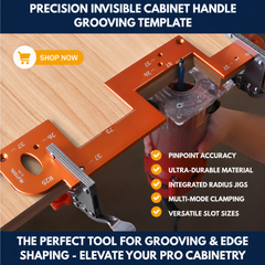 Precision Invisible Cabinet Handle Grooving Template view 7