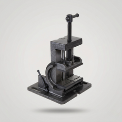 0-90° Tilting Angle Drill Press Vise — Heavy-Duty Cast Iron Bench Clamp with Precision Angle Scale view 6
