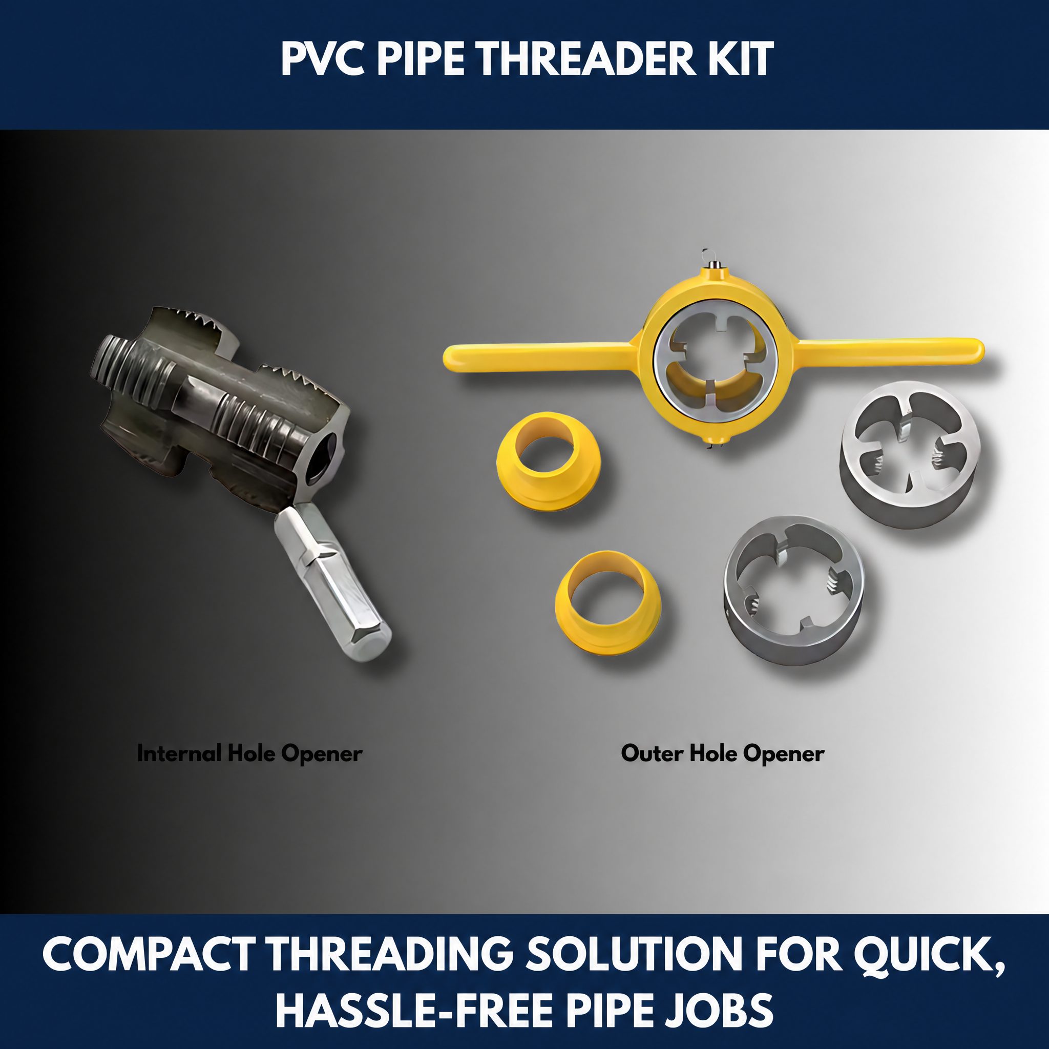 PVC Pipe Threader Kit