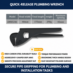 Quick-Release Plumbing Wrench view 2