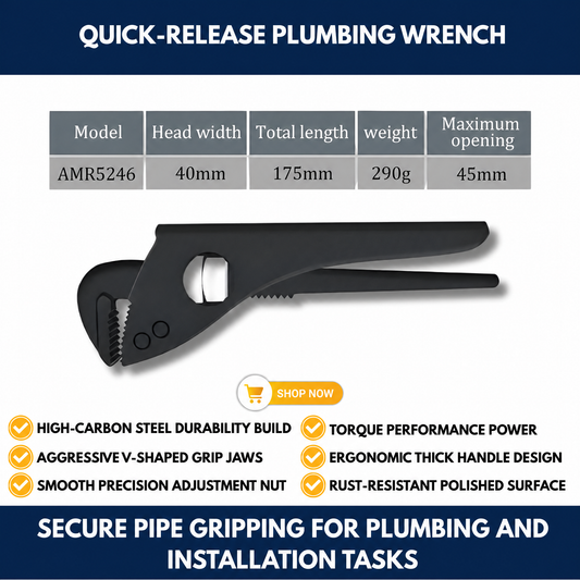 Quick-Release Plumbing Wrench