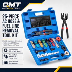 QuickMech™ 25-Piece Automotive AC & Fuel Line Disconnect Tool Kit view 2