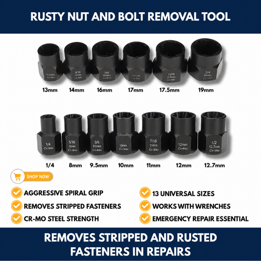 Rusty Nut And Bolt Removal Tool