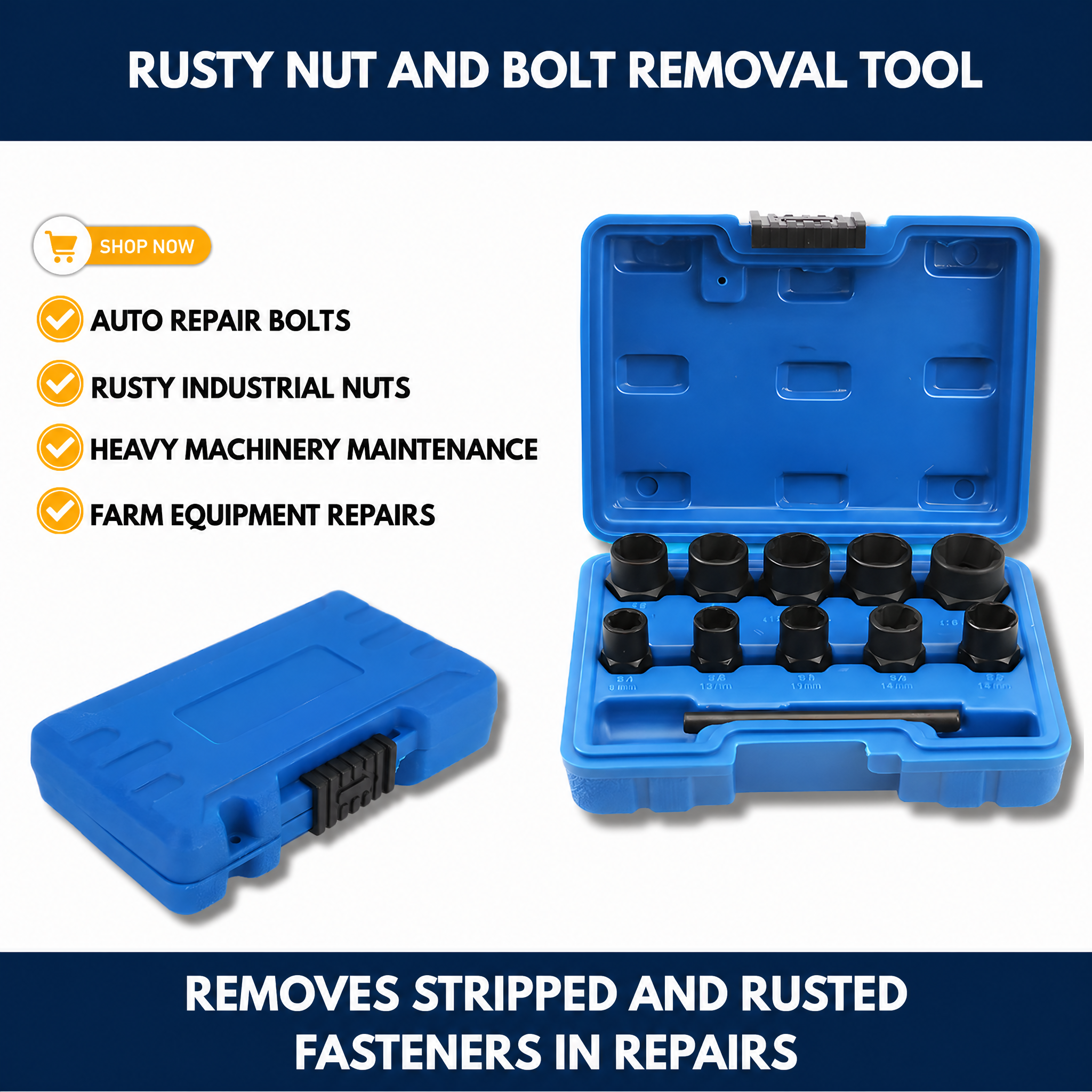 Rusty Nut And Bolt Removal Tool