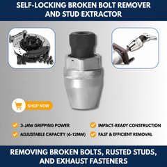 Self-Locking Broken Bolt Remover & Stud Extractor view 2