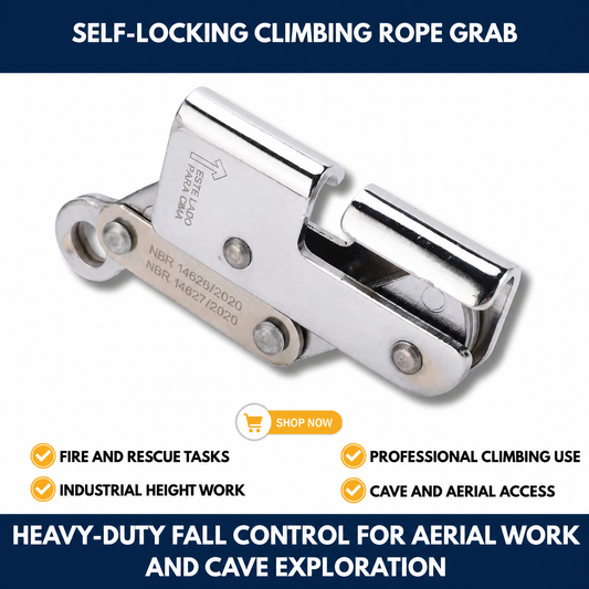Self-Locking Climbing Rope Grab