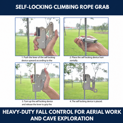 Self-Locking Climbing Rope Grab view 4