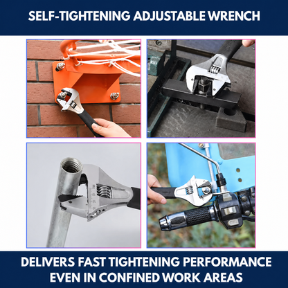 Self-Tightening Adjustable Wrench