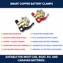 Smart Copper Battery Clamps view 3