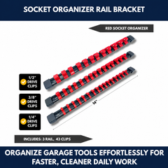 Socket Organizer Rail Bracket view 7