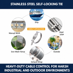 Stainless Steel Self-Locking Tie view 5