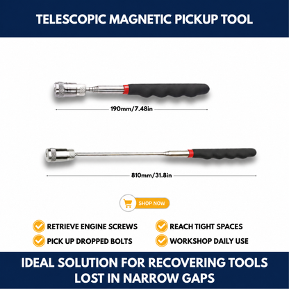 Telescopic Magnetic Pickup Tool