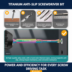 Titanium Anti-Slip Screwdriver Bit view 4