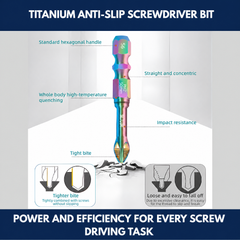 Titanium Anti-Slip Screwdriver Bit view 5