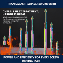 Titanium Anti-Slip Screwdriver Bit view 7