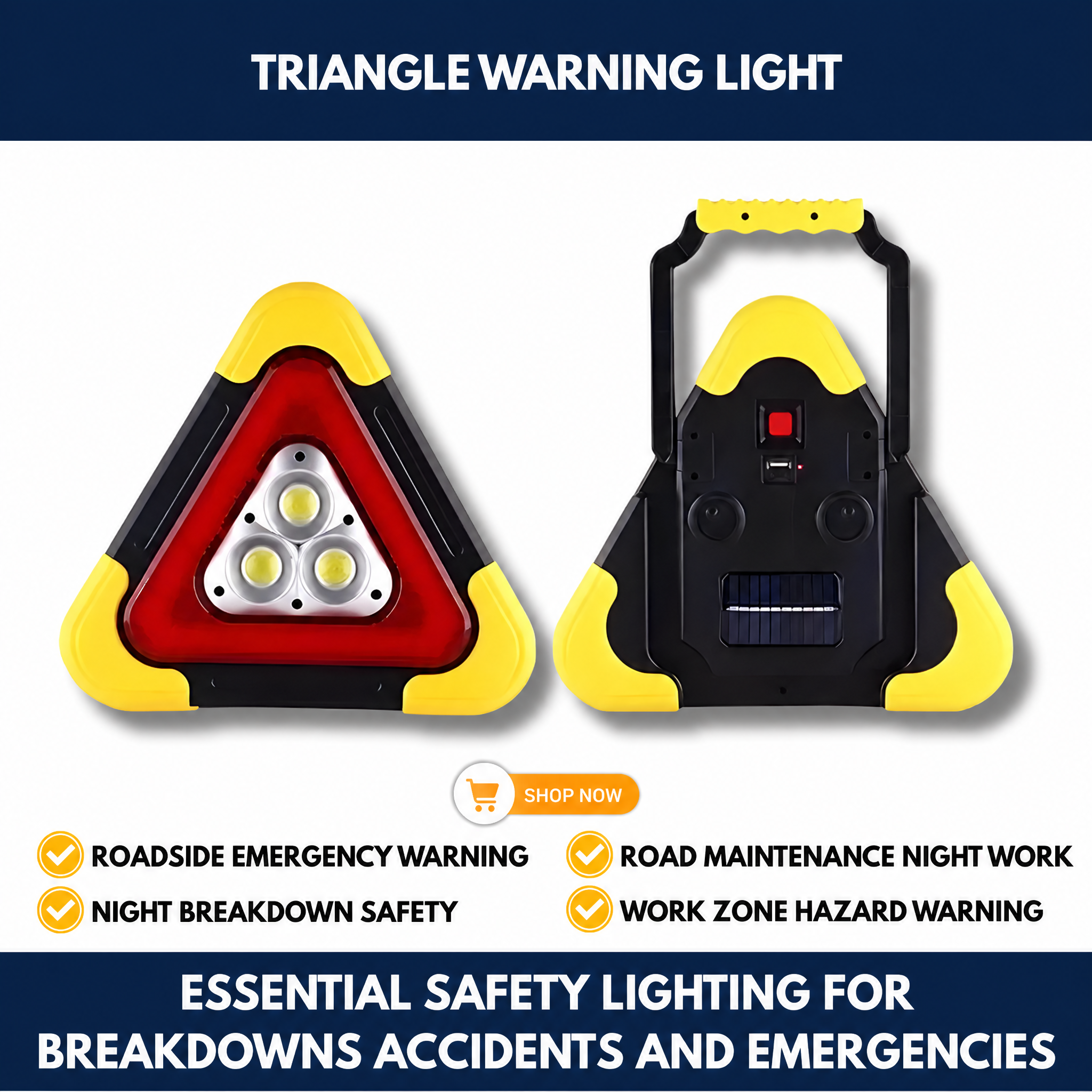 Triangle Warning Light