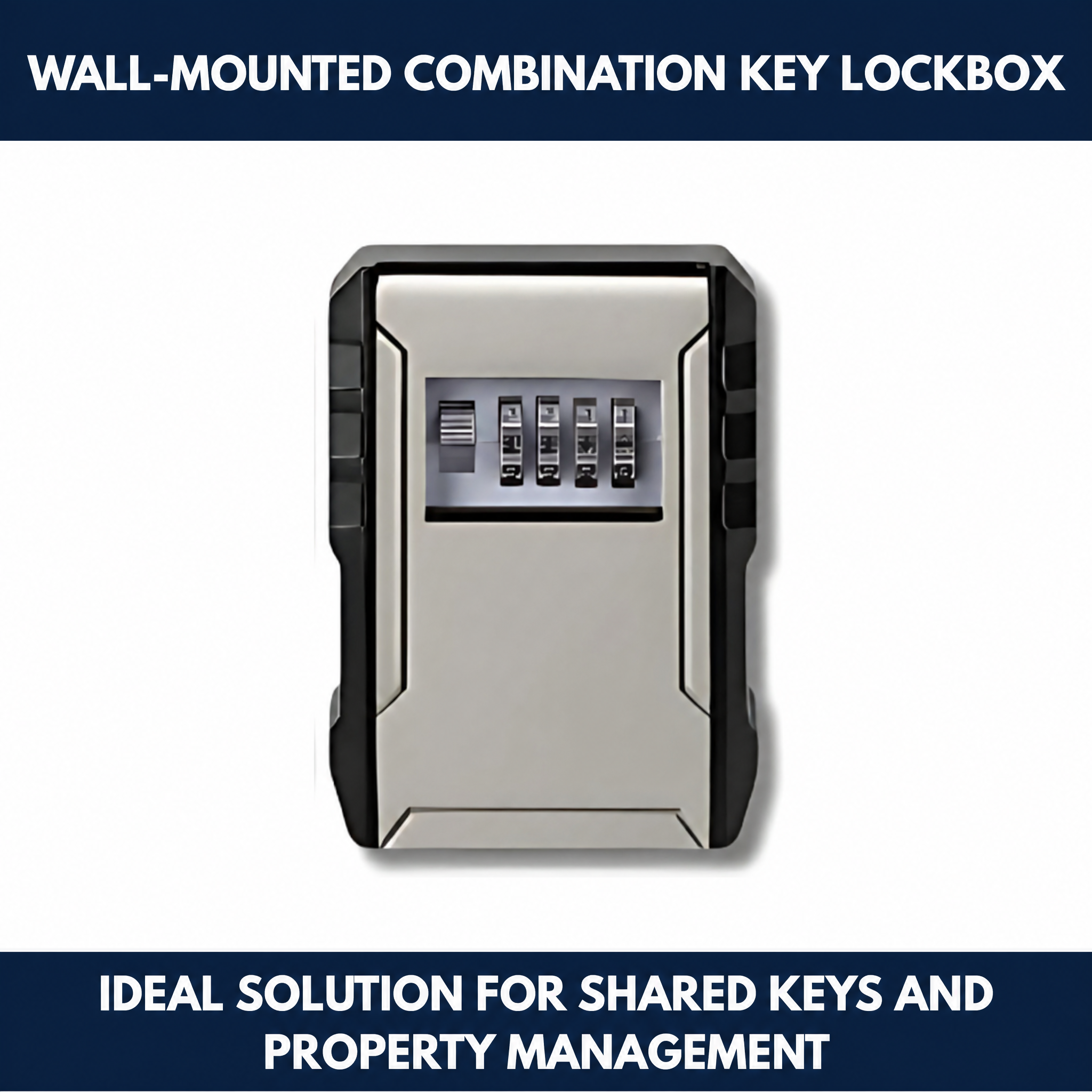 Wall-Mounted Combination Key Lockbox