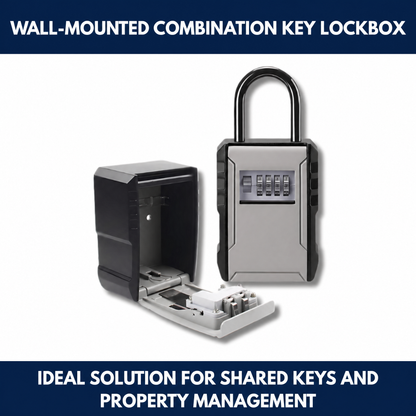Wall-Mounted Combination Key Lockbox
