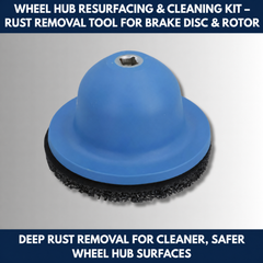 Wheel Hub Resurfacing & Cleaning Kit – Rust Removal Tool for Brake Disc & Rotor view 9