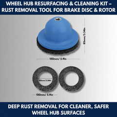 Wheel Hub Resurfacing & Cleaning Kit – Rust Removal Tool for Brake Disc & Rotor view 10