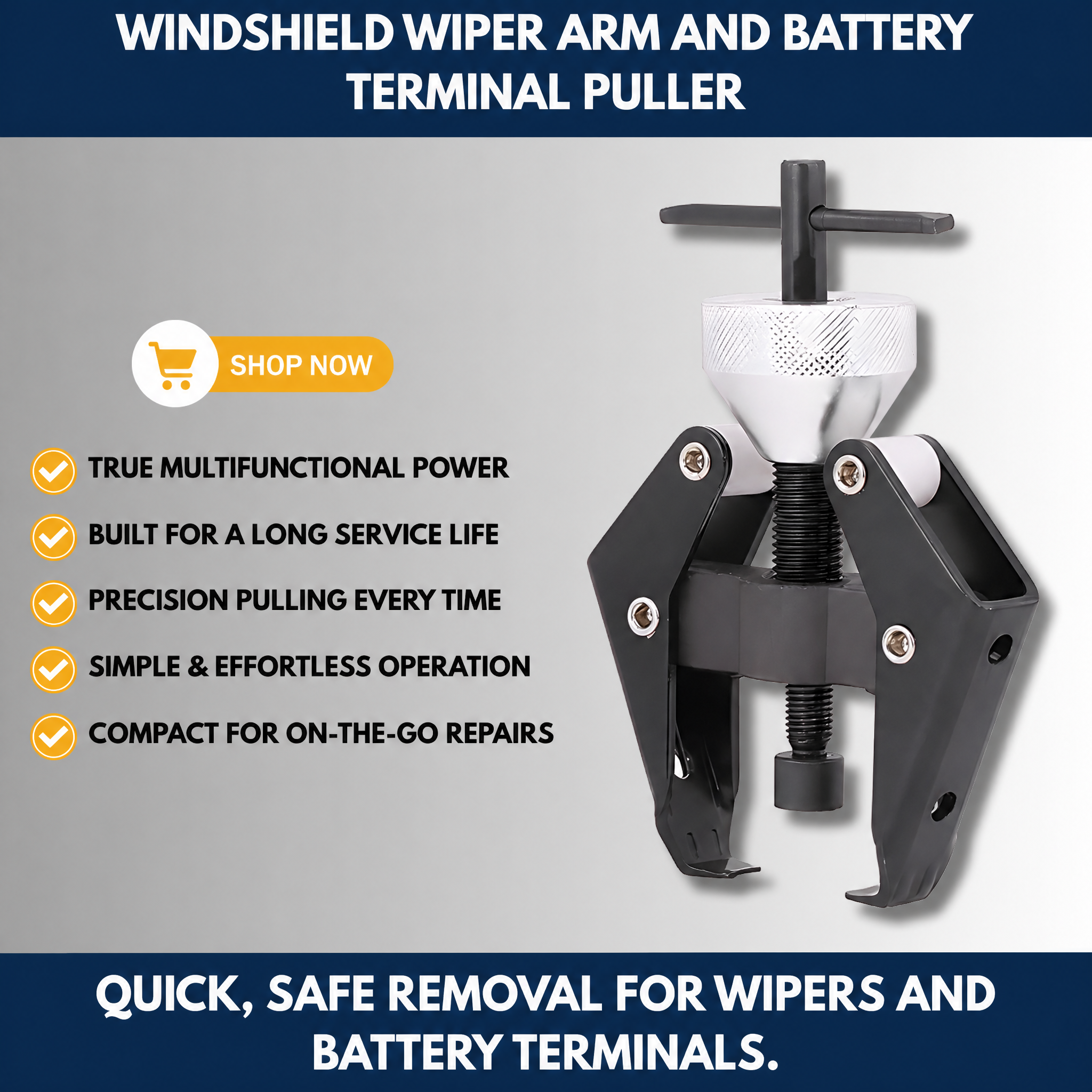 Windshield Wiper Arm and Battery Terminal Puller