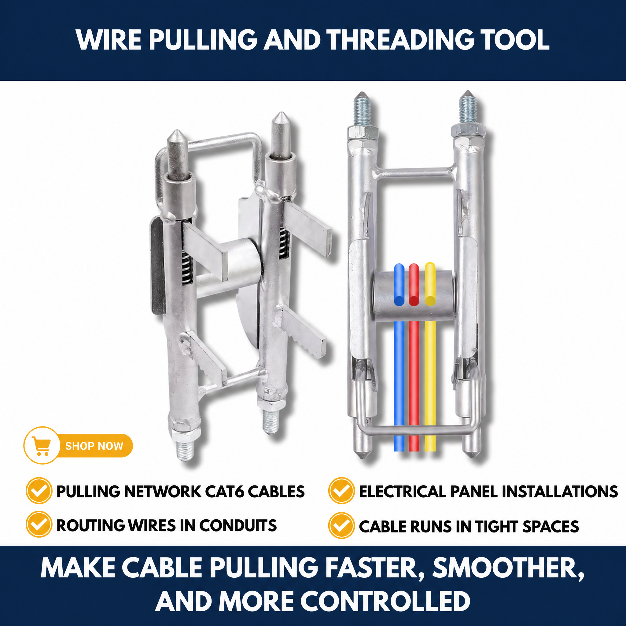Wire Pulling And Threading Tool