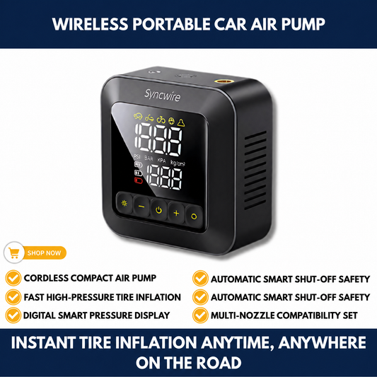 Wireless Portable Car Air Pump