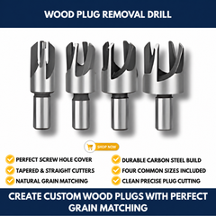 Wood Plug Removal Drill view 2