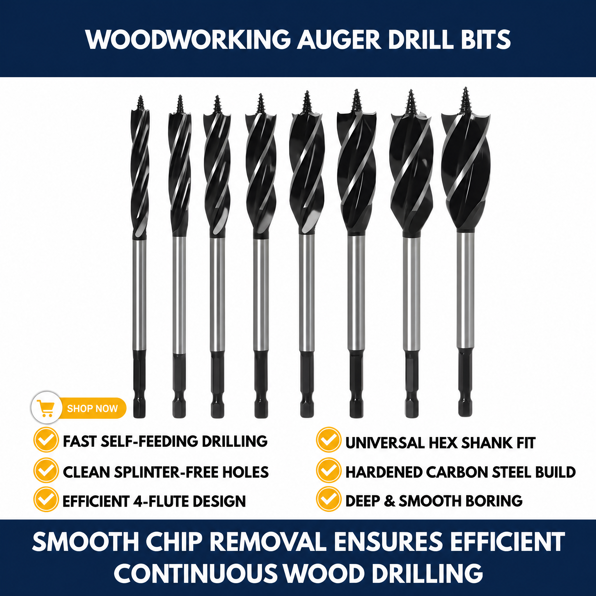 Woodworking Auger Drill Bits