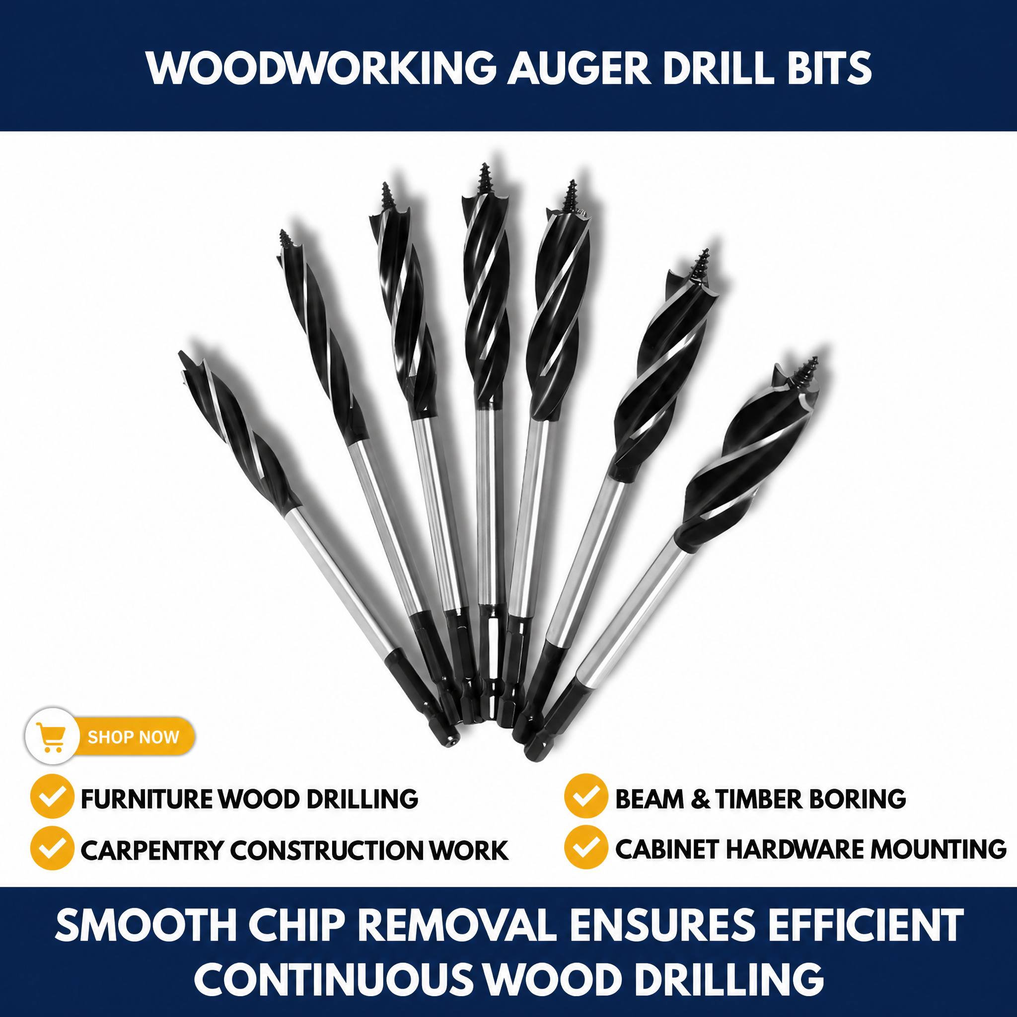 Woodworking Auger Drill Bits